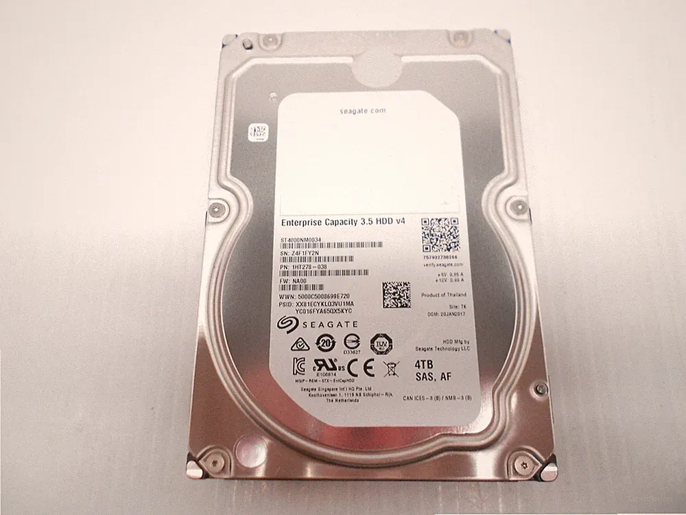 Seagate 4TB 3.5" SAS 12G 12gbps Server Hard Drive HP Dell ST4000NM0034