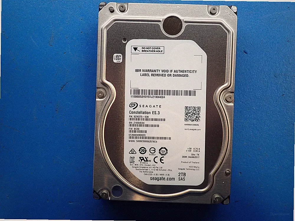 Seagate ST2000NM0023 00D5315 2TB 7.2K RPM 6Gb/s 3.5" SAS Server Hard Drive